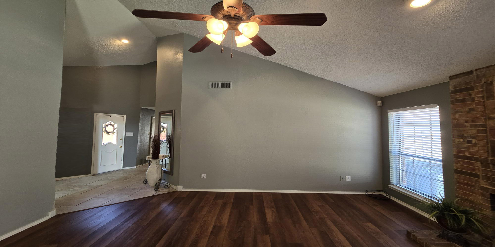 Entry with Cathedral Ceilings