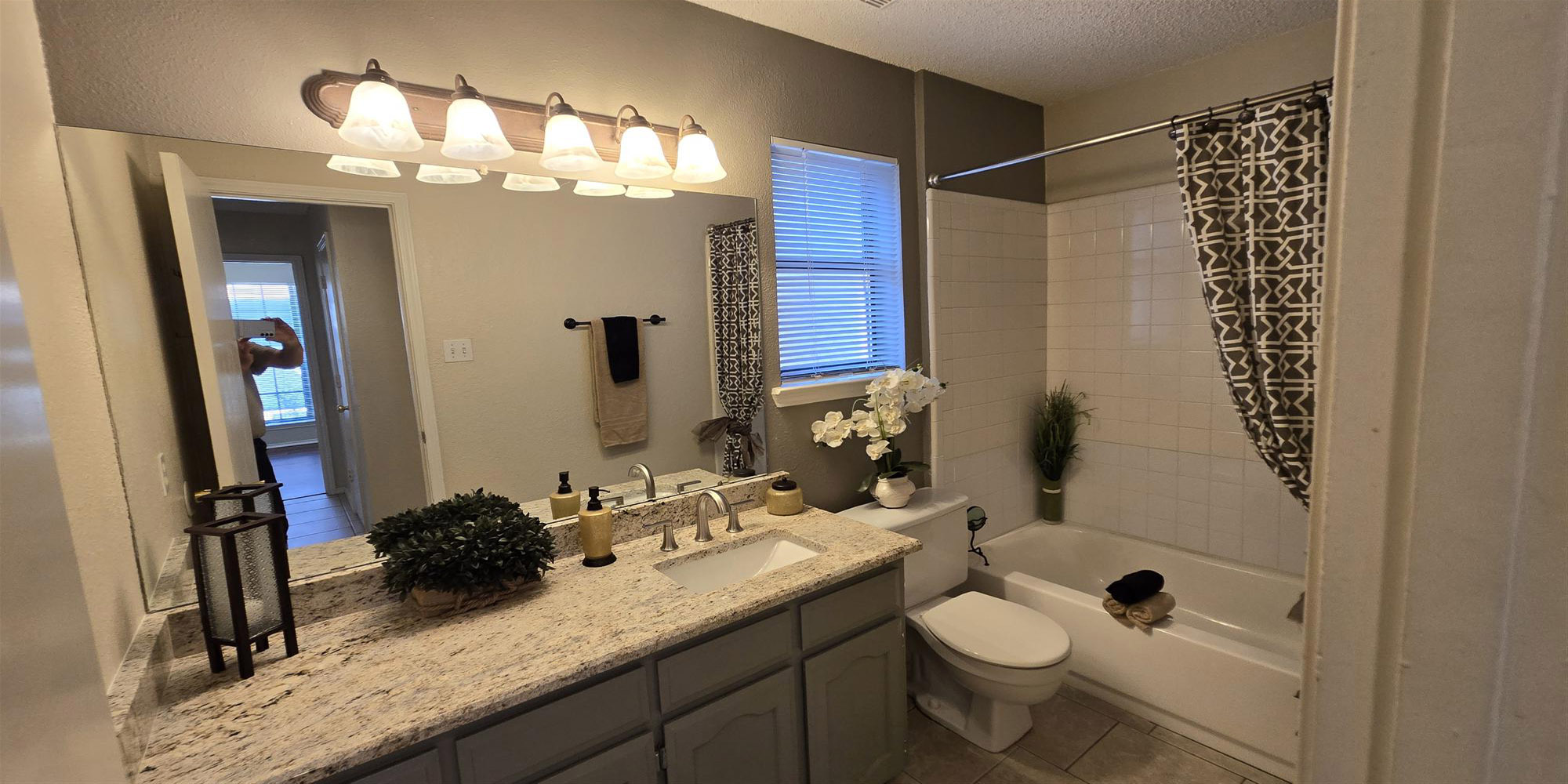 Hall Bath Tub and Shower