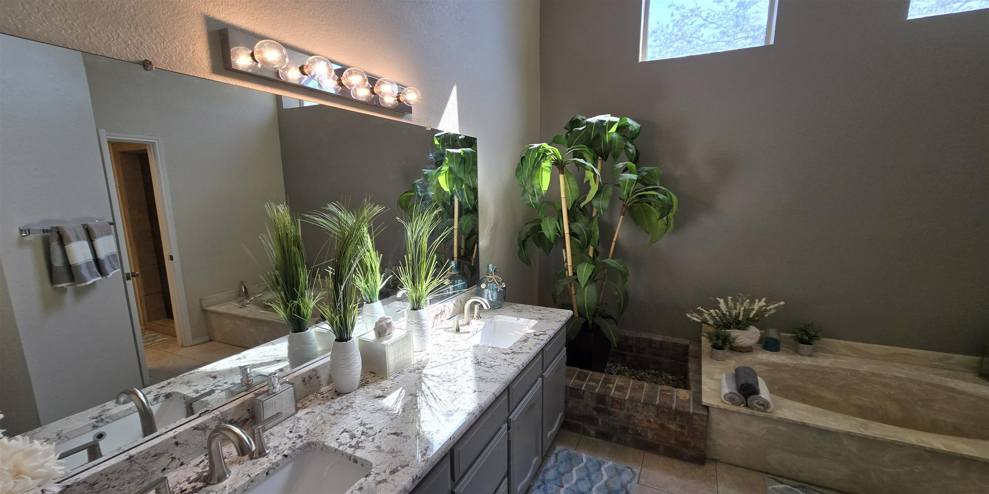 Master Bath Double Sinks