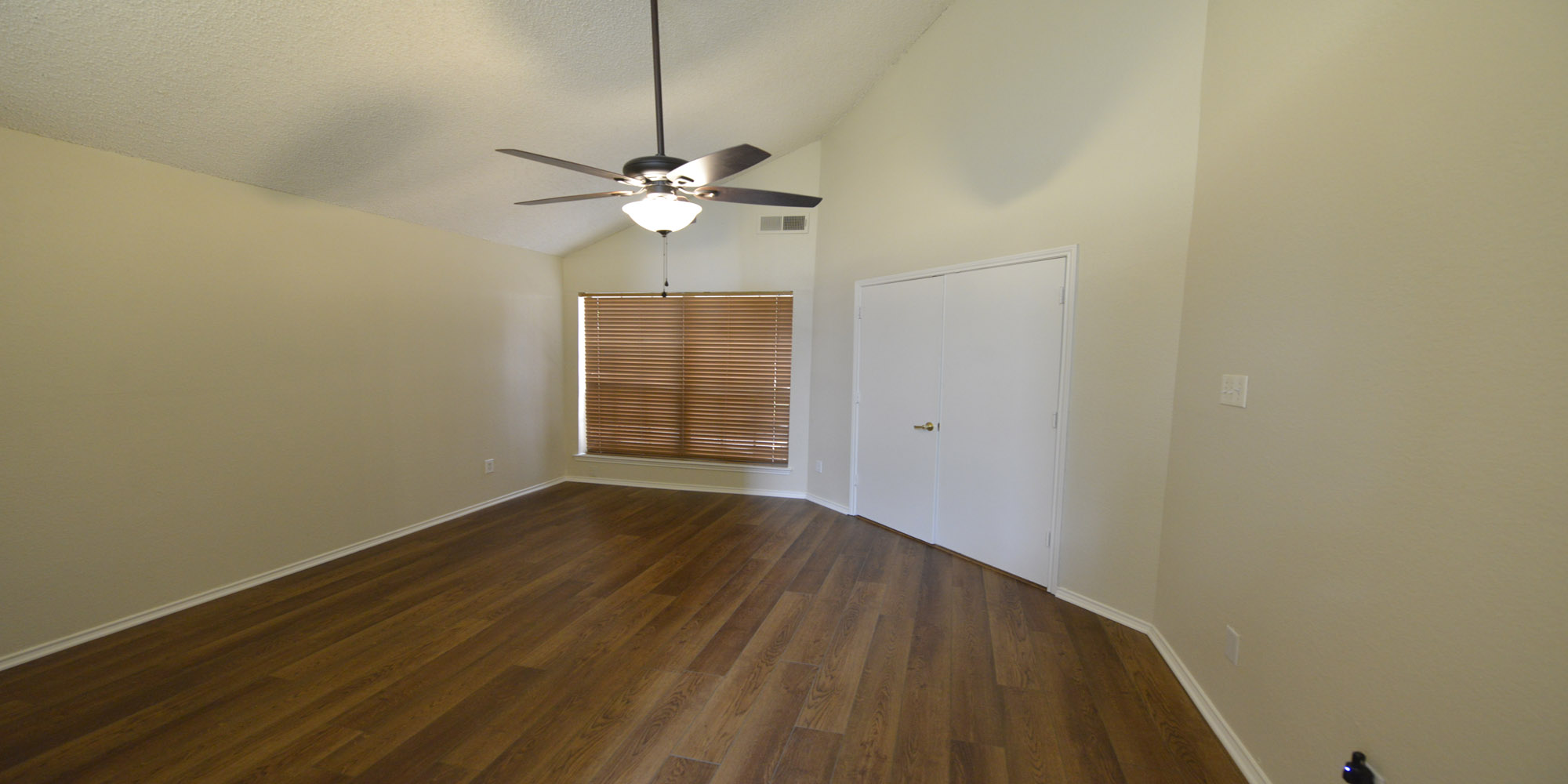 Master Bedroom with Cathedral Ceiliings